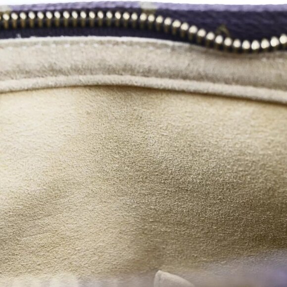 LOUIS VUITTON Logo Looping GM Shoulder Bag Monogram Leather Brown - Picture 8 of 16